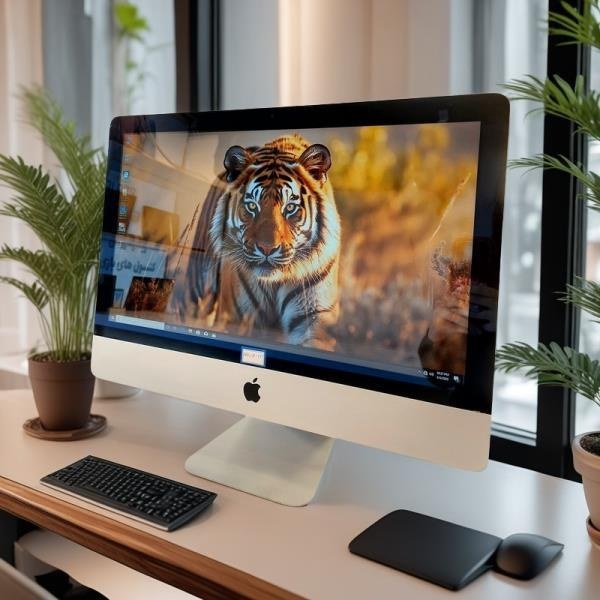 آل این وان آی مک استوکوارداتی بدون کارکرد نمایشگاهی  2017Apple imac  1418 پردازنده  i5 مخصوص کارهای اداری و صنعتی و حسابداری فوق العاده قوی با کیفیت تصویر full hd