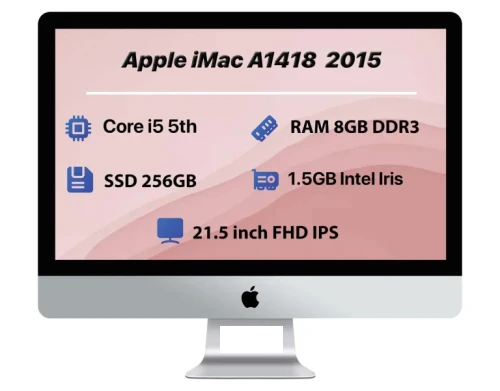 Apple iMac A1418 21.5 inch 2015 | i5-RAM 8GB-SSD 256GB