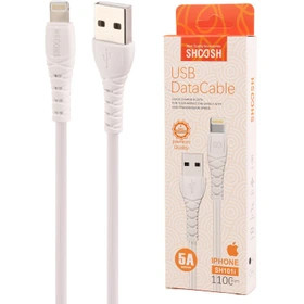 کابل آیفونی فست شارژ Shoosh SH101i 5A 1.1m
